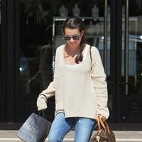 Lea Michele has her hands full as she leaves Barneys | Picture 97522